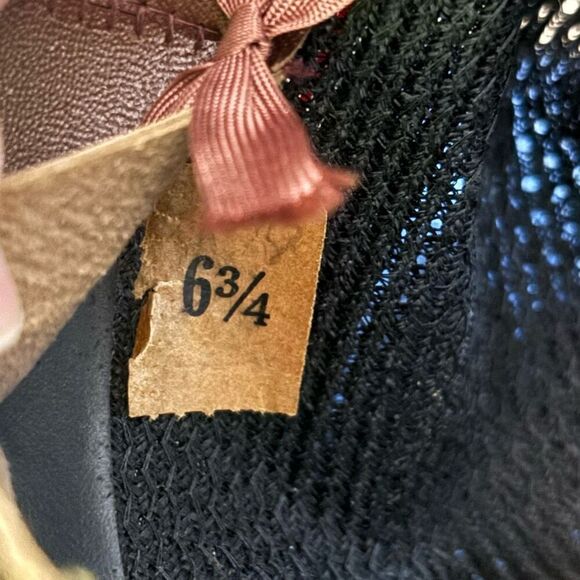 Resistol Self Conforming Size 6 3/4 Black Fedora Hat - Picture 11 of 11